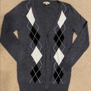 Forever 21 - Argyle Cardigan